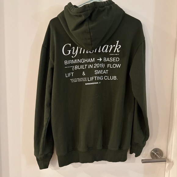 Gymshark Social Club Oversized Hoodie Green size small - Picture 3 of 6